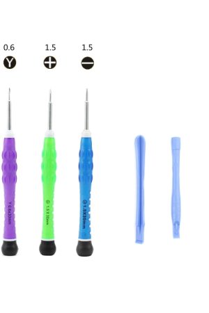 JIAFA JF-612-1 Set di strumenti di riparazione 9 in 1 per iPhone / Samsung