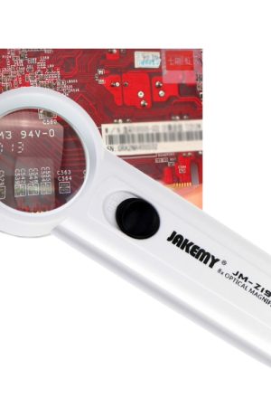 Lente d'ingrandimento ottica portatile 8X JAKEMY JM-Z19 con luce LED