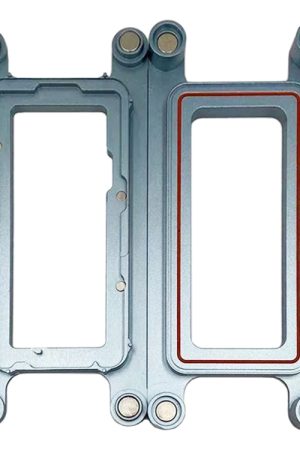 Supporto per laminazione a pressione con cornice in vetro con cornice in vetro per display LCD per iPhone 12/12 Pro
