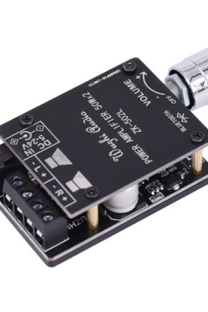 ZK-502L BLUETOOTH 5.0 12 / 24V Audio Stereo Wireless Audio Amplificatore di potenza digitale 50WX2 Bluetooth Amplificador Amplificador, con shell