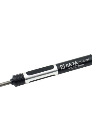 JIAFA JF-608-2.5 Cacciavite di riparazione della cornice centrale 2,5 punta a croce cava (nero)