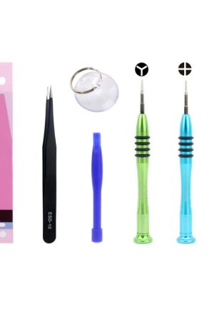 JIAFA JF-8163 Set di strumenti per la riparazione della batteria 7 in 1 per iPhone 6s