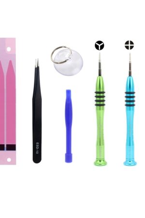 JIAFA JF-8163 Set di strumenti per la riparazione della batteria 7 in 1 per iPhone 7 Plus