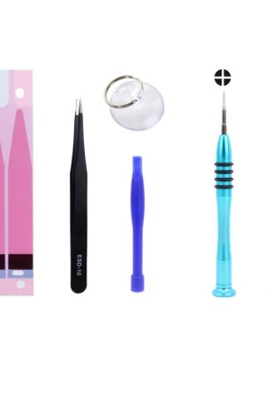 JIAFA JF-8165 Set di strumenti di riparazione della batteria 6 in 1 per iPhone SE e 5s e 5c e 5