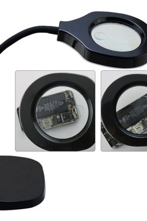 MIGLIORE Lente d'ingrandimento da scrivania regolabile Lente d'ingrandimento a luce LED (Voltaggio 220V)