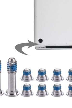 10 in 1 per Macbook Air 13,3 pollici (2010) A1369 / MC503 / MC504 Viti coperchio inferiore custodia computer originale (2 lunghe + 8 corte)