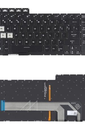 Per Asus TUF Gaming F15 FX506 FA506 Tastiera versione USA con retroilluminazione