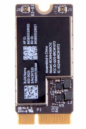 Modulo di rete WiFi e Bluetooth per Macbook Air 11,6 pollici A1465 (2013) e 13,3 pollici A1466 (2013)