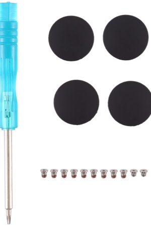 3 in 1 / Set tappetino di raffreddamento in gomma inferiore + viti + cacciavite per Macbook Pro Retina A1398 A1502 A1425