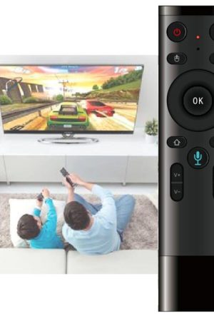 Q5 2.4G RF 3D Brushed Fashion Sense Universal Voice Version Air Mouse Remote Controller