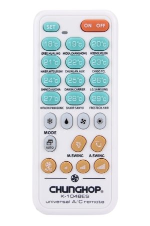 CHUNGHOP K-1048ES Telecomando universale per condizionatori d'aria