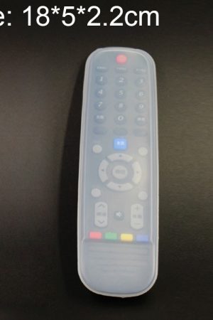 5 PCS SKYWORTH TV Telecomando Custodia protettiva in silicone antipolvere impermeabile, dimensioni: 18 * 5 * 2,2 cm