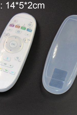 Copertura protettiva in silicone antipolvere impermeabile per telecomando TV Hisense da 5 pezzi, dimensioni: 14 * 5 * 2 cm