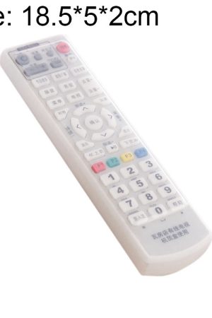 Copertura protettiva in silicone per telecomando da 5 pezzi, dimensioni: 18,5 * 5 * 2 cm