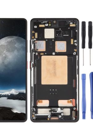 For ZTE Axon 60 Ultra Original Disassembled LCD Screen Digitizer Full Assembly with Frame