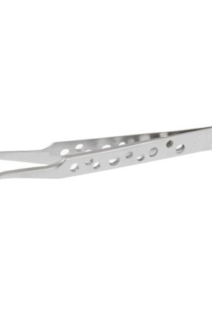 Pinzette curve in acciaio antimagnetico antiacido ad alta durezza