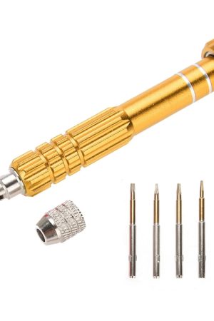 Set di cacciaviti serie Gold 5 in 1 (T5 / T6 / 1,2 / 1,5 / 0,8)