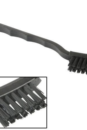 Spazzola antistatica curva con componente elettronico da 17,5 cm (nera)