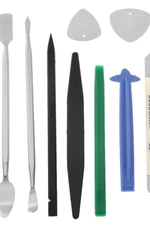 Set di strumenti per la riparazione di aste per smontaggio di telefoni cellulari / tablet PC 10 in 1