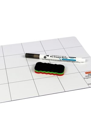 JAKEMY JM-Z09 Tappetino magnetico da 25 cm x 20 cm con pennarello per strumenti di riparazione iPhone / Samsung