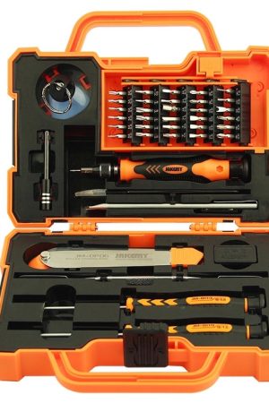 JAKEMY JM-8139 Anti-goccia elettronico 43 in 1 Set di strumenti aperti per riparazione hardware di cacciaviti di precisione