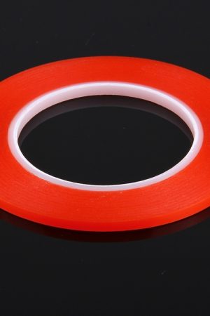 Nastro adesivo adesivo a doppia fianco da 5 mm di larghezza per iPhone / Samsung / HTC Pannello per cellulare Riparazione del pannello tattile, lunghezza: 25m (rosso)
