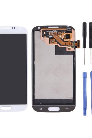 Display LCD originale + pannello touch per Galaxy S IV / i9500 (bianco)