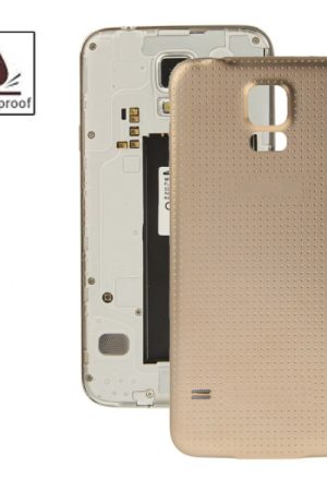 Per Galaxy S5 / G900 Coperchio dello sportello dell'alloggiamento della batteria in materiale plastico originale con funzione impermeabile