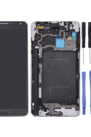 Display LCD originale + pannello touch con cornice per Galaxy Note III / N900A / N900T
