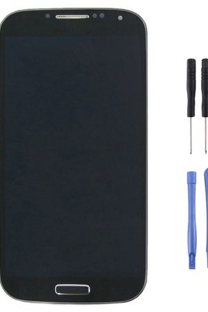 Display LCD originale + pannello touch con cornice per Galaxy S4 CDMA / i545