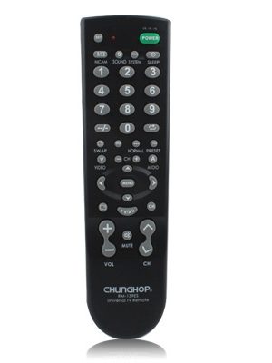 Telecomando universale per TV Chunghop (RM-139ES) (nero)