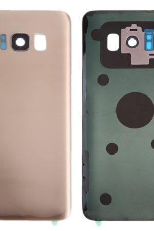 Per Galaxy S8+ / G955 Cover posteriore batteria con copriobiettivo fotocamera e adesivo