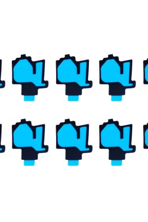 Per Galaxy S8 / G950 10 pezzi adesivo copriobiettivo fotocamera