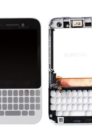 Schermo LCD e digitalizzatore assemblaggio completo con cornice per BlackBerry Q5