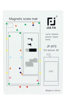 Tappetino magnetico JIAFA per viti per iPhone 4S