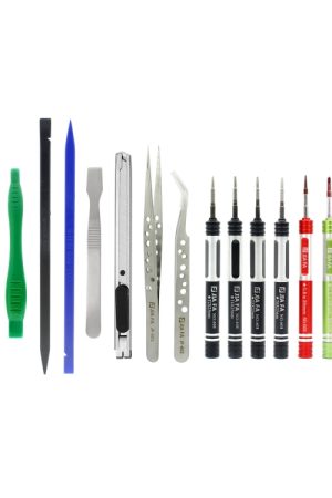 JIAFA JF-8174 17 in 1 set di strumenti di riparazione multifunzionali con borsa per telefoni cellulari di varietà