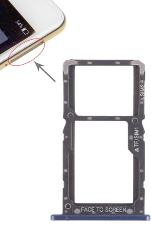 Vassoio scheda SIM + Vassoio scheda SIM / Vassoio scheda micro SD per Xiaomi Pocophone F1