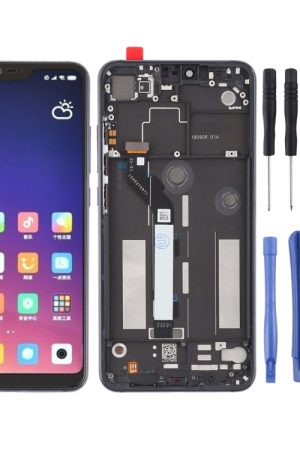 Schermo LCD e digitalizzatore assemblaggio completo con cornice per Xiaomi Mi 8 Lite