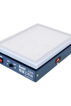 Kaisi K-816 Piastra riscaldante a temperatura costante Schermo LCD Stazione dissaldante separatore aperto con cuscinetto in silicone, spina americana