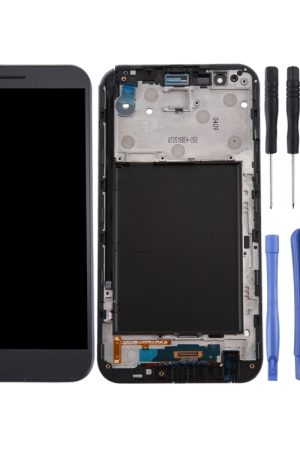 Schermo LCD e digitalizzatore assemblato completo con cornice per LG Stylo 3 Plus / TP450 / MP450