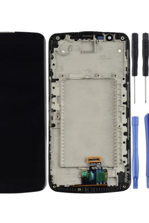 Schermo LCD e digitalizzatore assemblato completo con cornice per LG K10