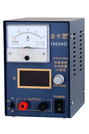 Kaisi KS-1502AD 15V 2A DC Regolatore di tensione Stabilizzatore Amperometro Alimentatore regolabile Strumenti di riparazione, Spina europea