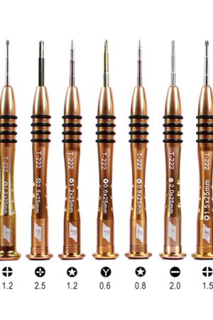 Kaisi T-222 Strumento di apertura per riparazione professionale di cacciaviti di precisione 9 in 1 per tablet PC per telefoni cellulari