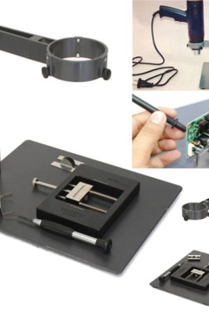 Kaisi F-201 Stazione di saldatura per rilavorazione con supporto per staffa per pistola termica ad aria calda