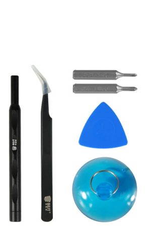 BEST BST-504 Kit di strumenti per smontaggio telefono cellulare 9 in 1 per smartphone Samsung