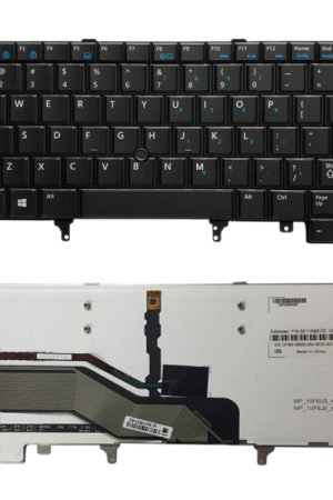 Tastiera versione USA con retroilluminazione tastiera per Dell Latitude E6420 E6320 E6430 E5420 E5430 E6430s