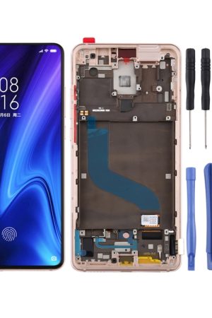 Schermo LCD in materiale OLED e digitalizzatore assemblaggio completo con cornice per Xiaomi Redmi K20 / Redmi K20 Pro / 9T Pro