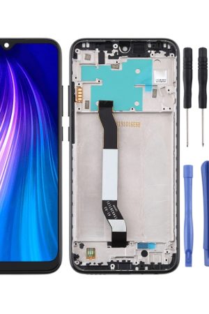 Schermo LCD e digitalizzatore assemblaggio completo con cornice per Xiaomi Redmi Note 8