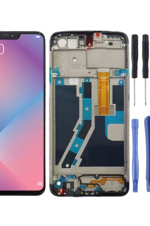 Schermo LCD e digitalizzatore assemblato completo con cornice per OPPO A5 / A3s