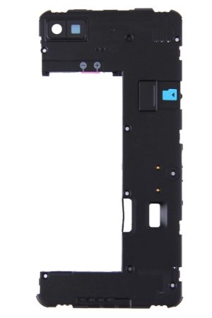 Pannello dell'obiettivo della fotocamera con alloggiamento della piastra posteriore per BlackBerry Z10 (versione STL100-3)